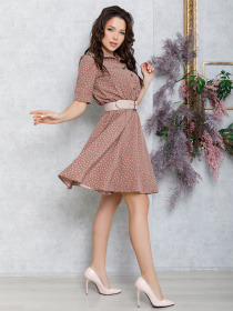 Сукні ISSA Plus модель 12559_коричневый Фото