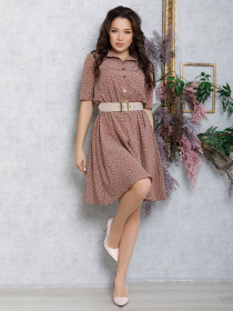 Сукні ISSA Plus модель 12559_коричневый Фото