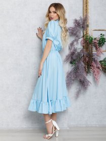 Сукні ISSA Plus модель 12578_голубой Фото