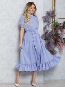 Платья ISSA Plus модель 12578_сиреневый Фото