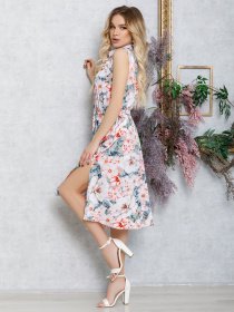 Платья ISSA Plus модель 12550_мультиколор Фото