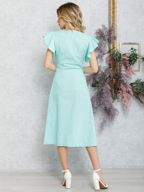 Сукні ISSA Plus модель 12591_мятный Фото