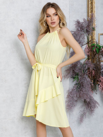 Сукні ISSA Plus модель SA-210_желтый Фото