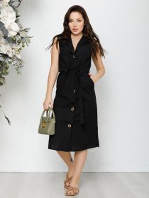 Платья ISSA Plus модель SA-193_черный Фото