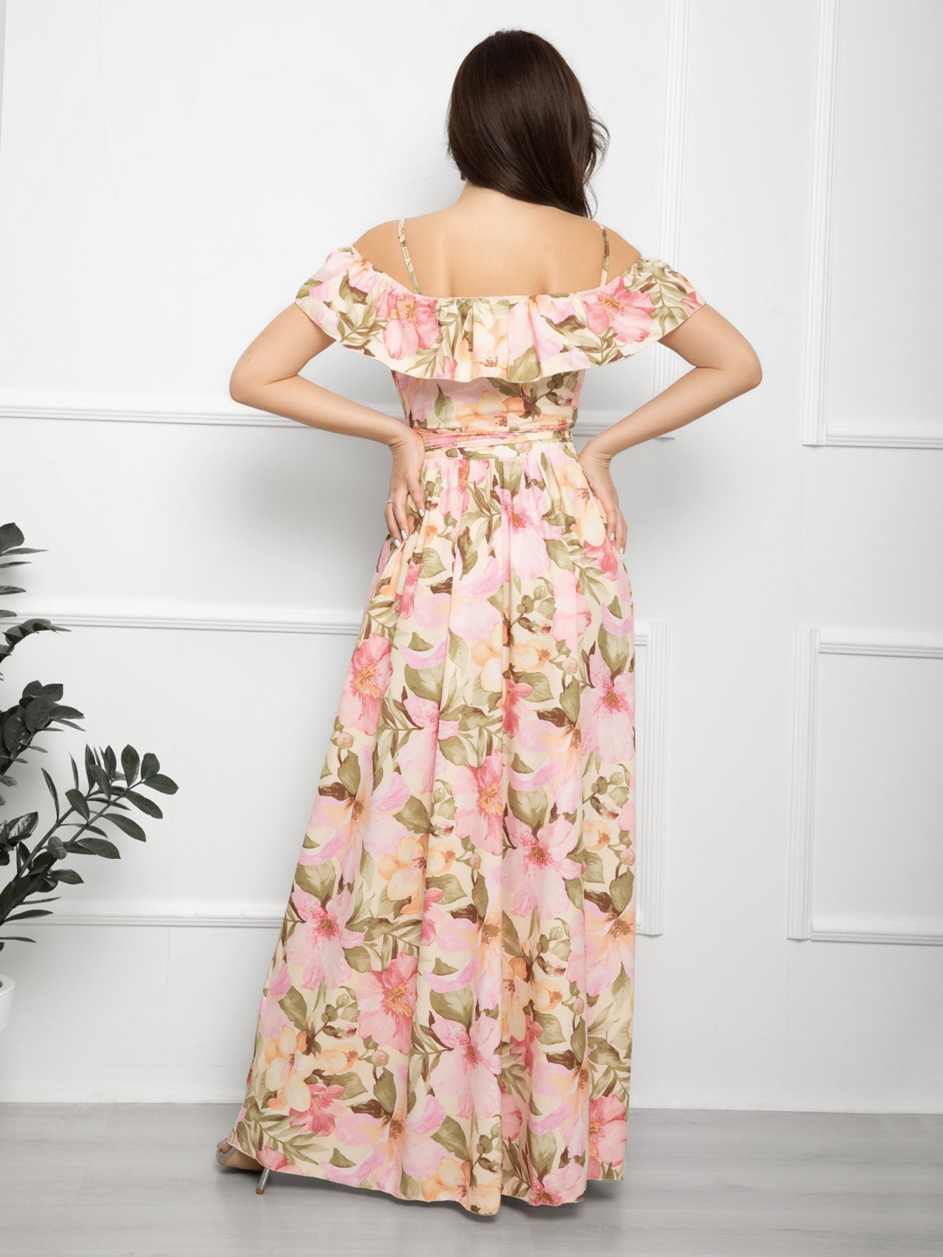 Платья ISSA Plus модель 12566_розовый Фото