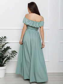 Платья ISSA Plus модель 10816_оливковый Фото