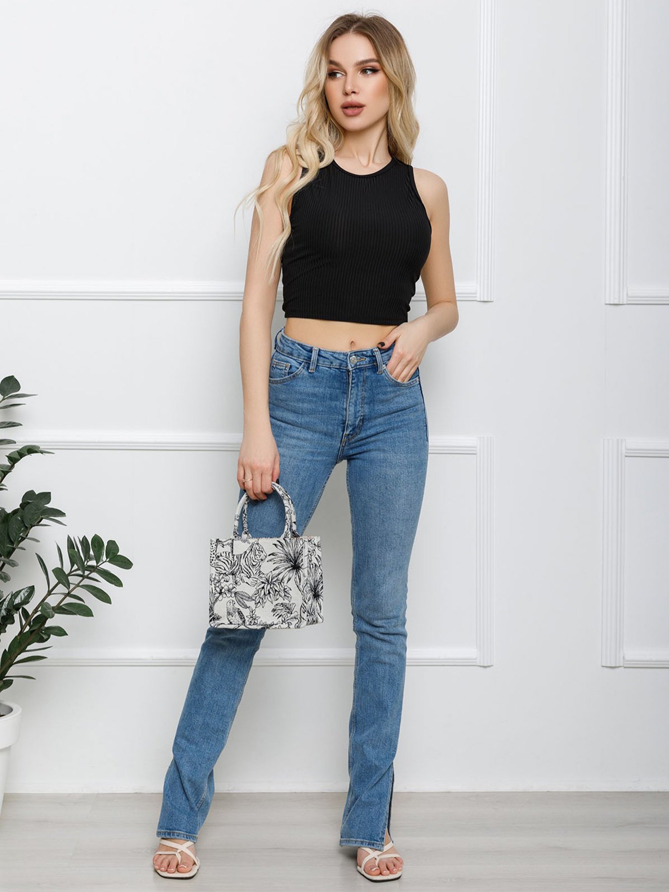 Топ ISSA Plus модель 12599_черный Фото