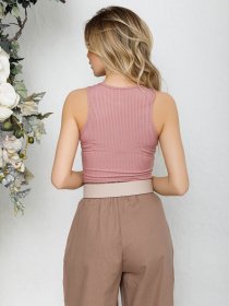 Топ ISSA Plus модель 12599_розовый Фото