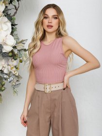 Топ ISSA Plus модель 12599_розовый Фото