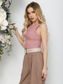 Топ ISSA Plus модель 12599_розовый Фото