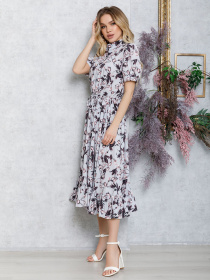 Платья ISSA Plus модель 12552_серый Фото