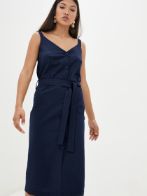 Платья ISSA Plus модель 10831_темно-синий Фото