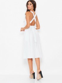 Сукні ISSA Plus модель 10947_белый Сукні ISSA Plus модель 10947_белый Фото