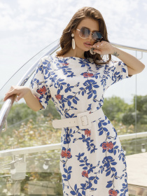 Платья ISSA Plus модель 11999_белый Фото