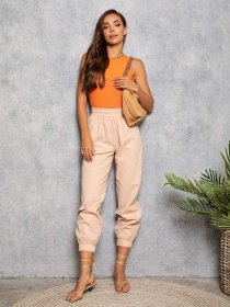 Штани повсякденні ISSA Plus модель 12741_бежевый Фото