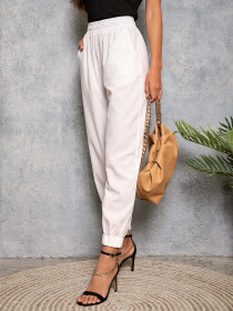 Брюки повседневные ISSA Plus модель 12741_белый Фото