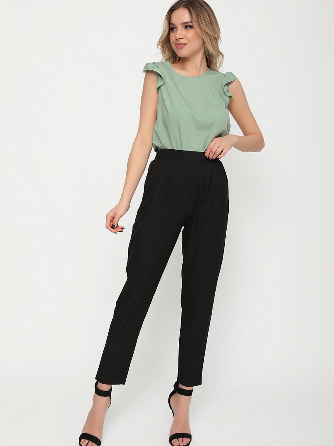 Повсякденні штани ISSA Plus модель SA-181_черный Фото