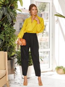 Блуза ISSA Plus модель 12830_желтый Фото