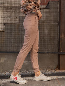 Брюки повседневные ISSA Plus модель 12854_бежевый Фото