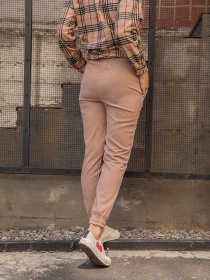 Повсякденні штани ISSA Plus модель 12854_бежевый Фото
