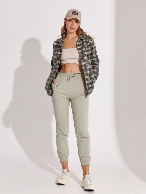 Повседневные штаны ISSA Plus модель 12854_хаки Фото