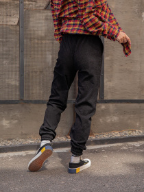 Брюки повседневные ISSA Plus модель 12854_черный Фото