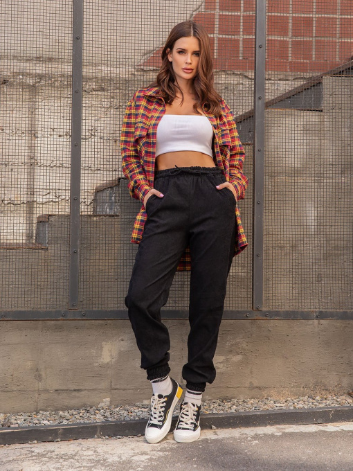 Повседневные штаны ISSA Plus модель 12854_черный Фото