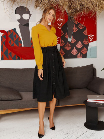 Спідниці ISSA Plus модель 12867_черный Фото