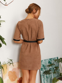 Платья ISSA Plus модель 12868_бежевый Фото