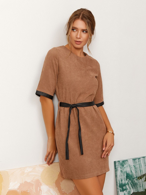 Сукні ISSA Plus модель 12868_бежевый Фото