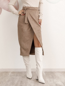 Спідниці ISSA Plus модель 12201_бежевый Фото