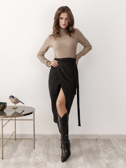 Спідниці ISSA Plus модель 12201_черный — фото - INTERTOP