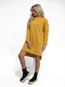 Платья ISSA Plus модель 12221_горчичный Платья ISSA Plus модель 12221_горчичный Фото