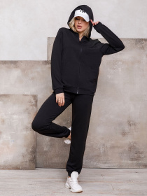 Спортивный костюм ISSA Plus модель 12410_черный Фото