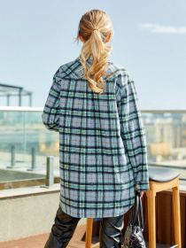 Блуза ISSA Plus модель 12917_голубой Фото