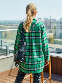 Блуза ISSA Plus модель 12917_зеленый Фото