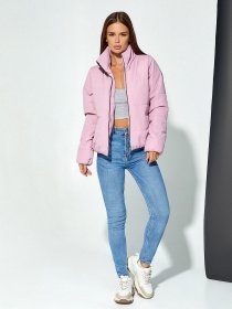 Зимова куртка ISSA Plus модель SA-308_розовый Фото