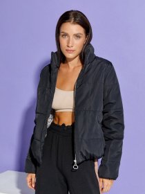 Зимова куртка ISSA Plus модель SA-308_черный Зимова куртка ISSA Plus модель SA-308_черный Фото