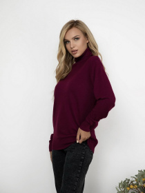 Водолазка ISSA Plus модель WN19-99_фиолетовый Фото