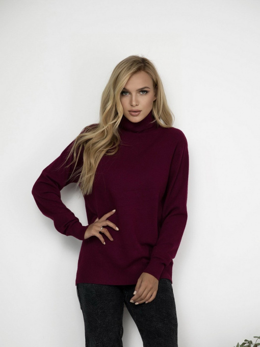 Водолазка ISSA Plus модель WN19-99_фиолетовый Фото