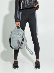 Легінси ISSA Plus модель 12860_черный/серый Фото