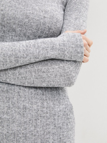 Платья ISSA Plus модель 11217A_серый Фото