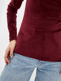 Водолазка ISSA Plus модель 12258_бордовый Фото