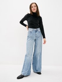 Водолазка ISSA Plus модель 12258_черный Фото