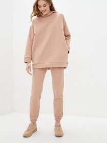 Спортивный костюм ISSA Plus модель 12274_бежевый Фото