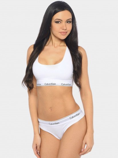 Труси Calvin Klein Underwear Thong модель F3786E_100 — фото 3 - INTERTOP