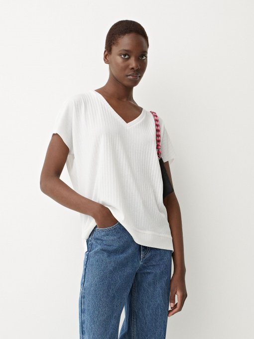 Футболки і поло Parfois модель 187938_WT Фото