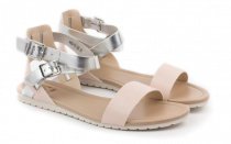 Сандалии M Wone модель 460-01-20 Silver/nude Фото