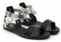 Сандалии M Wone модель 460-02-20 Silver/black Фото