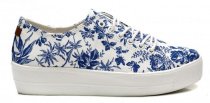 Кеды низкие M Wone модель 442-02-96 Blue flower Фото